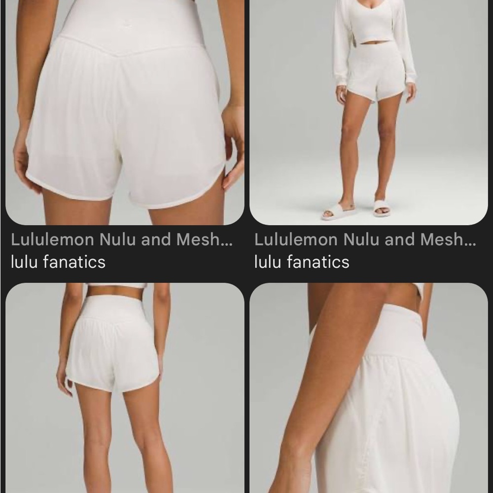 Lululemon Nulu and mesh short